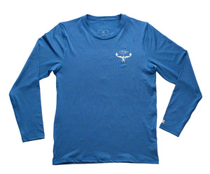 TKS Antix Sunshirt - Heather Blue LS