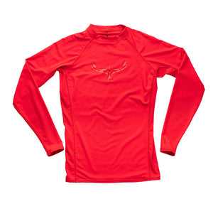 TKS Surf Rashguard - Red LS