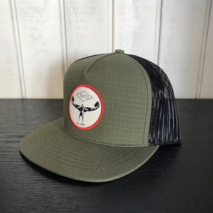 TKS FLAT BRIM TRUCKER HAT
