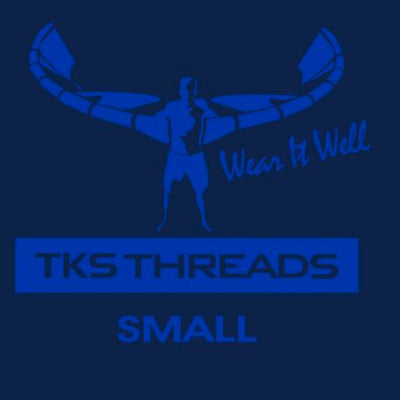 TKS MEN'S TIGHT FIT RASHGUARD NAVY/ROYAL UV 50