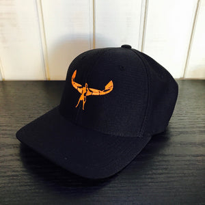 TKS COOL DRY HAT BLACK/ORANGE